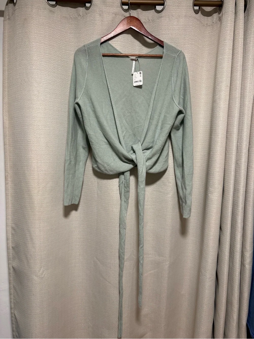 NWT Free people Cashmere Reversible Wrap Sweater